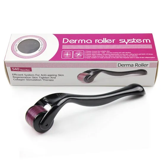 Beauty Products 0.3mm Needles Derma Roller 540 for Hair Regrowth Skin Care 